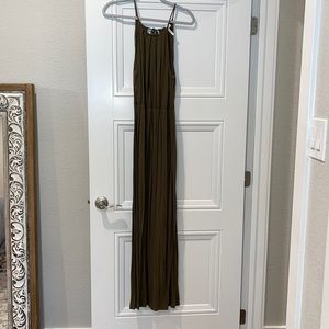 Olive maxi dress